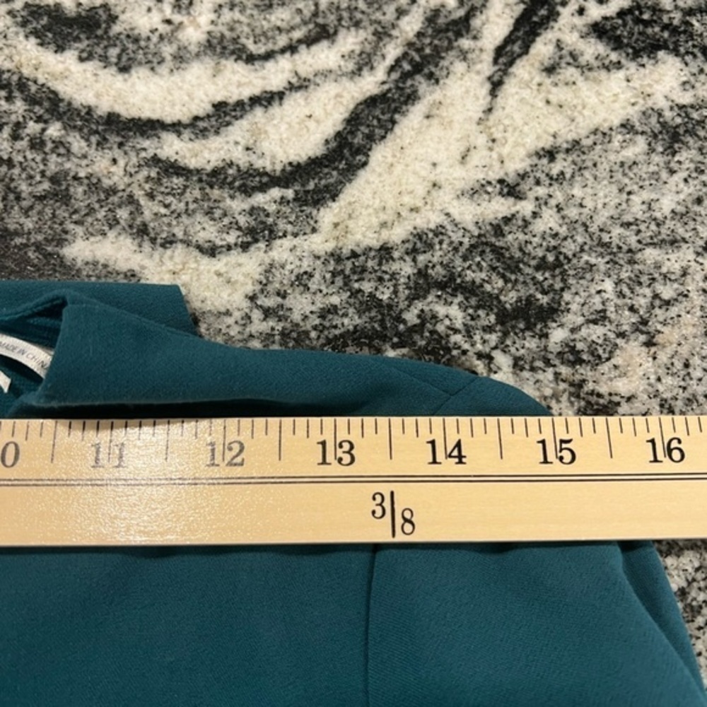 Kimchi Blue Long Sleeve Teal Green Dress with Back Cut Outs - Picture 9 of 15